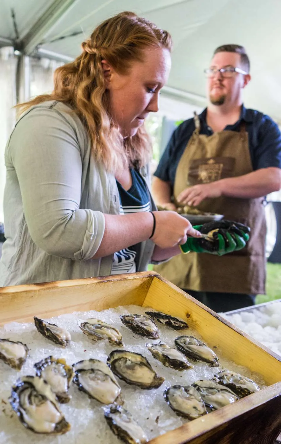 Fanny Bay Oysters - BC Seafood Festival, Courtenay Comox BC
