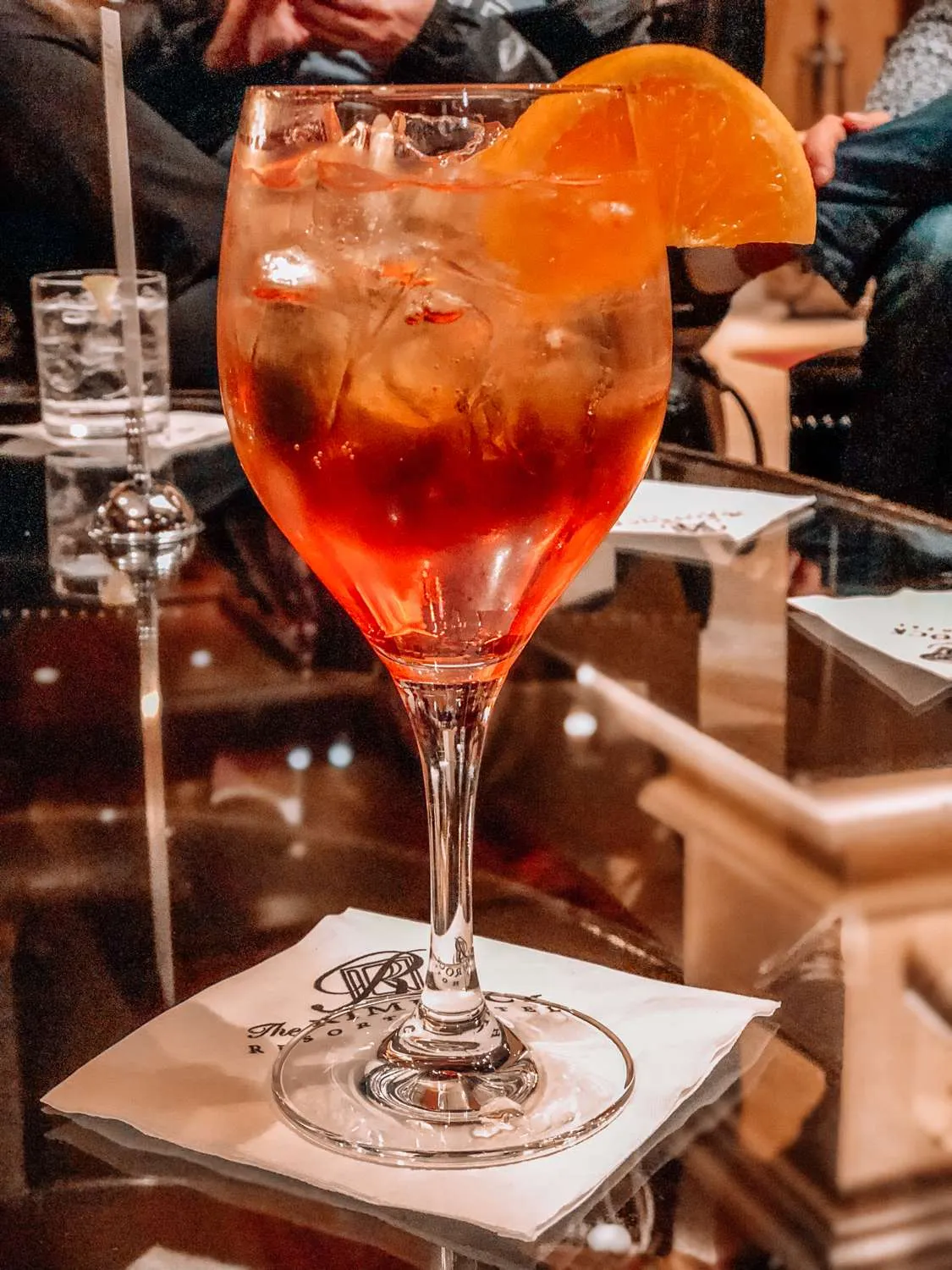 Aperol Spritz at Rimrock Resort Hotel, Banff, Alberta