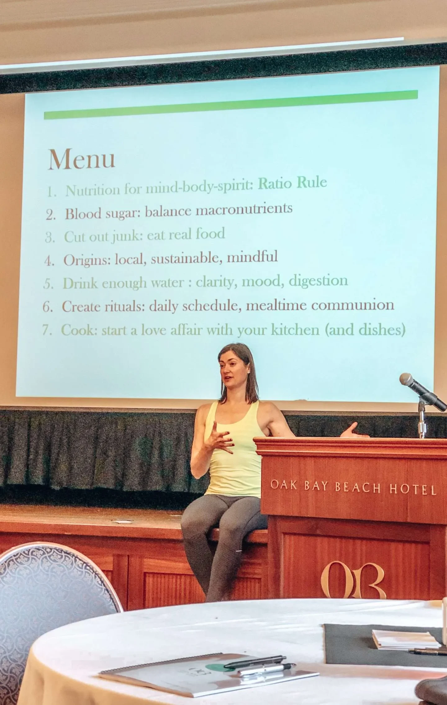 Catherine Roscoe Barr - wellness retreat, the Life Delicious, Oak Bay Beach Hotel, Victoria, BC
